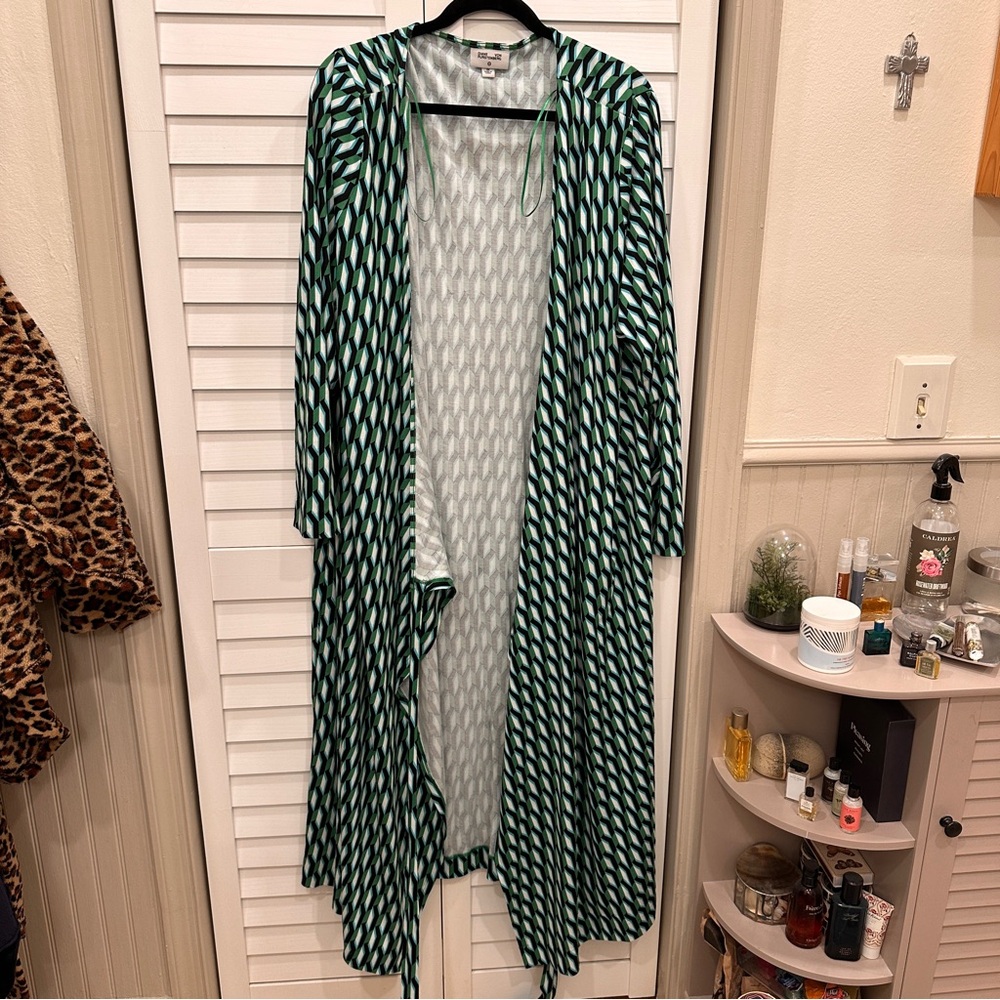 Diane Von Furstenberg for Target DVF x Target wrap dress 3X green - Picture 7 of 11